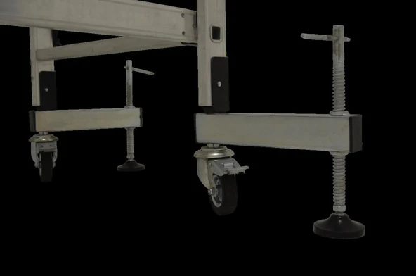 Kurulumu Kolay Katlanabilir Geniş Basamaklı İskele (2 Metre) - Resim 2