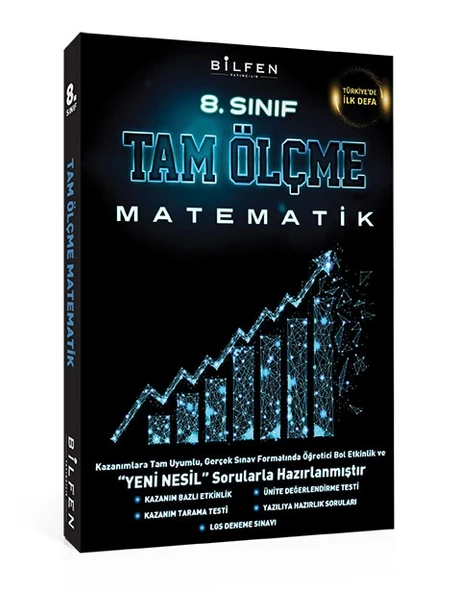 BİLFEN 8. Sınıf Tam Ölçme Türkçe - Matematik Soru Bankası (2 Kitap) - Resim 3