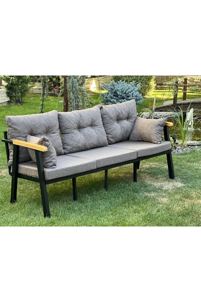 Kırlenta ERCİYES 3+3+MASA CAPPUCCİNO (KAPUÇİNO) BAHÇE TAKIMI BAHÇE MOBİLYASI - Resim 4