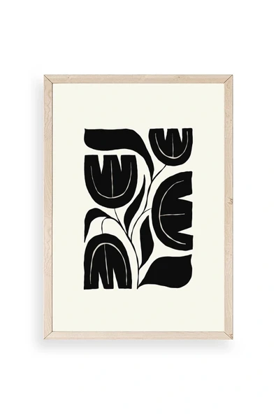 Çiçek Ahşap Çerçeveli Tablo 23 x 30 ürün görseli 1