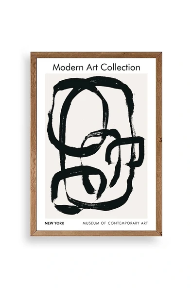 Modern Ahşap Çerçeveli Tablo 23 x 30 ürün görseli 1