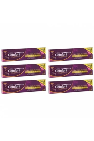 Days Comfort Erken Gebelik Testi 6'Lı PAKET (SKT:08/2027) ürün görseli 1