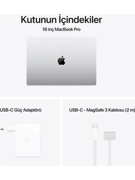 Apple MacBook Pro M4 Pro 24GB 512GB SSD macOS 16" Taşınabilir Bilgisayar Uzay Siyahı MX2X3TU/A (Apple Türkiye Garantili) - Resim 6