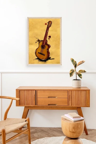 Keman Ahşap Çerçeveli Tablo 23 x 30 - Resim 3