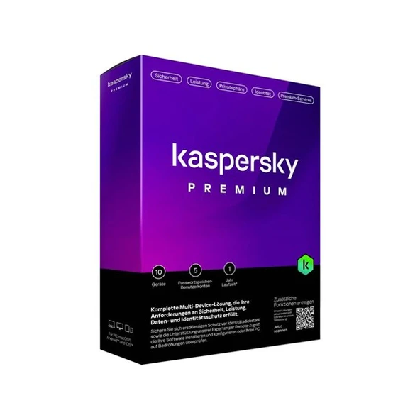 KASPERSKY Premium Trk 1 yıl 5 kullanıcı Antivirüs Programı (Total Security) ürün görseli 1