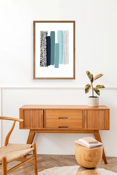 Modern Ahşap Çerçeveli Tablo 23 x 30 - Resim 3