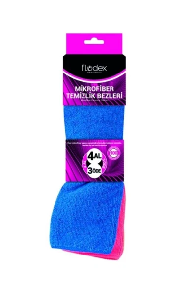 FLODEX Temizlik Bezi Mikrofiber 3 Al 2 Öde ürün görseli 1