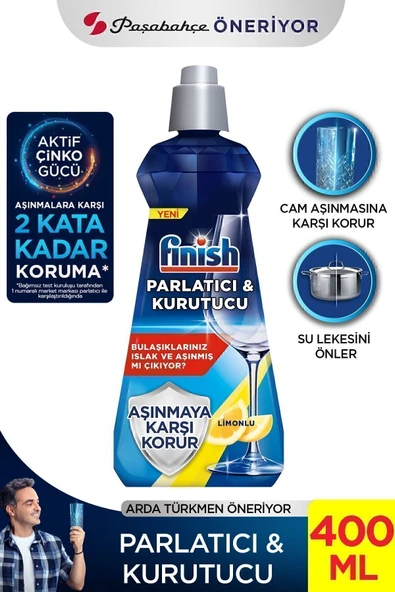 5M AHŞAP DEKOR Bulaşık Makinesi Parlatıcı & Kurutucu Sıvı Limonlu 400 ml ürün görseli 1