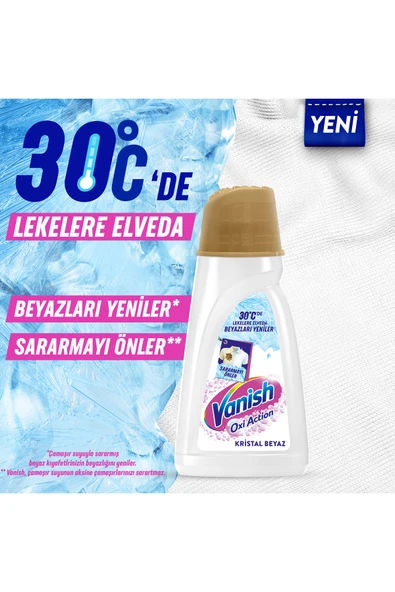 5M AHŞAP DEKOR Oxi Action Multipower Kristal Beyazlar İçin Sıvı Deterjan Güçlendirici ve Leke Çıkarıcı 1000 ml - Resim 3