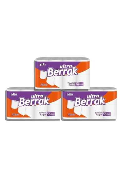 Berrak 16'lı Tuvalet Kağıdı X 3 ürün görseli 1