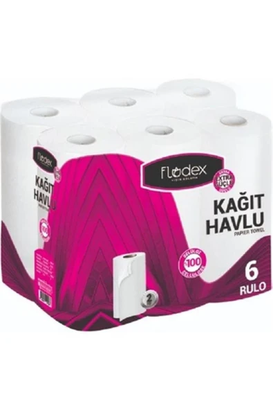 FLODEX Kağıt Havlu 6 Lı 2 Katlı ürün görseli 1