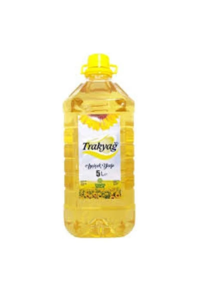 Trakyağ TRAKYAĞ AYÇİÇEK SIVI YAĞ 5LT PET ŞİŞE ürün görseli 1