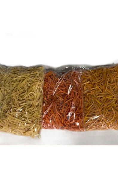 5M AHŞAP DEKOR 3 LÜ ERİŞTE PAKETİ(SADE-KAPYA BİBERLİ-HAVUçLU) 500GR ürün görseli 1