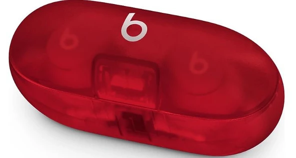 Beats Solo Buds TWS Şeffaf Kırmızı Kulak İçi Bluetooth Kulaklık-AMBALAJ HASARLI(SIFIR KONDİSYONDA) - Resim 2