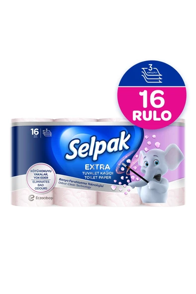 5M AHŞAP DEKOR Extra Tuvalet Kağıdı Banyo Ferahlatma 16'li ürün görseli 1