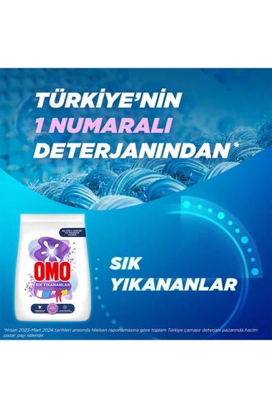 Omo Toz Çamaşır Deterjanı Sık Yıkananlar Zorlu Lekeleri Ilk Yıkamada Çıkarır 5 Kgx1 - Resim 3
