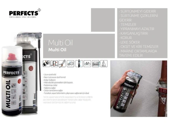 Perfects Multi Oil Sprey 200  mg - Resim 4