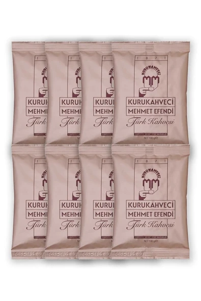 Mehmet Efendi M.EFENDİ TÜRK KAHVESİ 100 GR X8 PAKET ürün görseli 1
