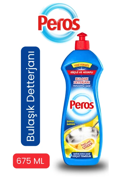 Peros Sıvı Bulaşık Deterjanı Limon 675 Ml Limonlu