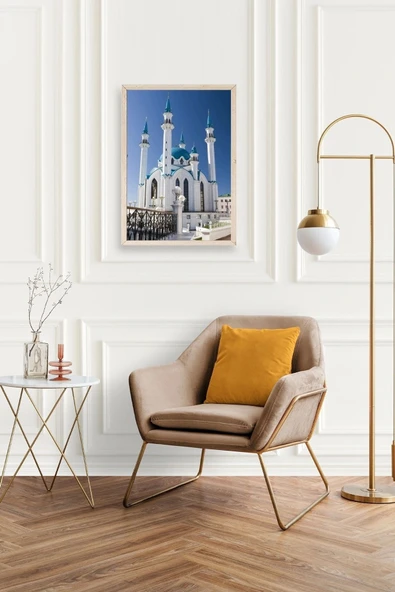 Kabe Camii Ahşap Çerçeveli Tablo 23 x 30 - Resim 2