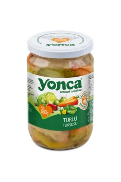 Yonca Gıda YONCA TÜRLÜ CAM KVN TURŞU 660ML ürün görseli 1