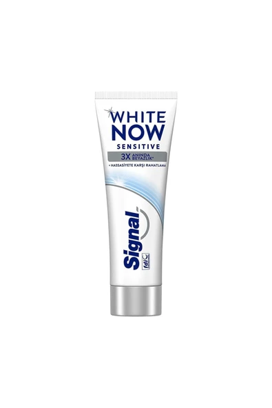 Signal Diş Macunu White Now Sensitive Anında 3 Kat Beyazlık 75 ML - Resim 2