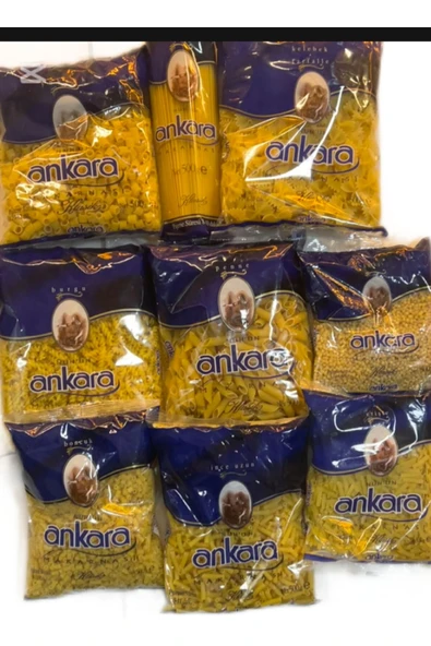 Nuh'un Ankara KARMA MAKARNA 10 çEŞİT20 Lİ PAKET 500GR ürün görseli 1
