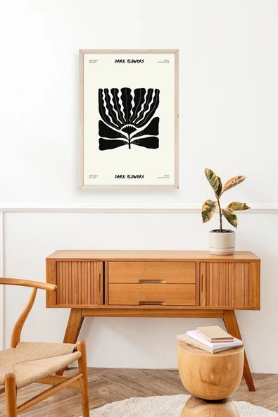 Çiçek Ahşap Çerçeveli Tablo 50 x 70 - Resim 2