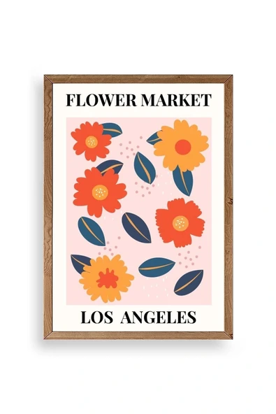 Çiçek Ahşap Çerçeveli Tablo 23 x 30 ürün görseli 1