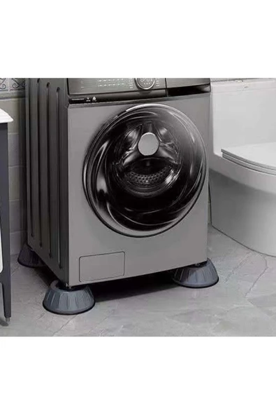 piithalat Aveo 4 Adet Çamaşır Makinesi Kayma Ve Titreşim Engelleyici - Gürültü Emici Aparatlar ürün görseli 1