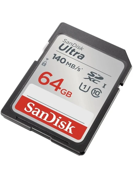 Sandisk Ultra 64GB 140MB/S Sdhc/sdxc Class 10 Uhs-I Hafıza Kartı SDSDUNB-064G-GN6IN - Resim 2