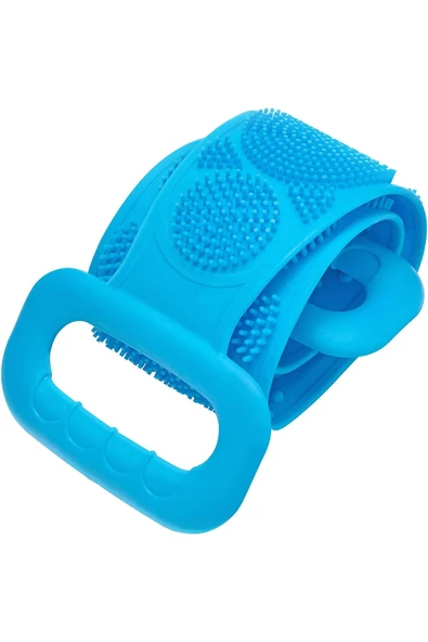 Welta Çift Taraflı Banyo Sırt Kesesi Silikon Duş Lifi Fırçası 2 Adet - Resim 2