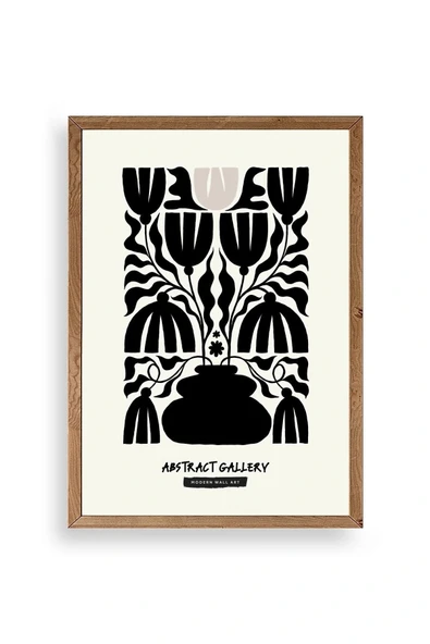 Çiçek Ahşap Çerçeveli Tablo 23 x 30 ürün görseli 1