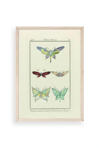 Kelebek Ahşap Çerçeveli Tablo 23 x 30 ürün görseli 1