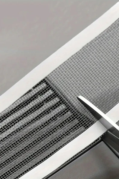 TechnoStation Portatif Tasarım Kesilebilir Gider Süzgeci ve Sineklik Tamir Kiti 12 cm * 4 metre - Resim 6