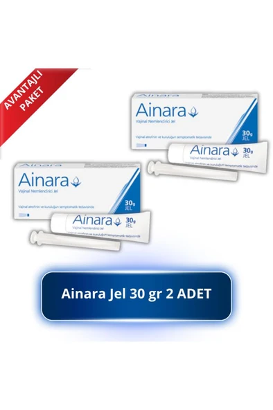 Ainara Vajinal Nemlendirici Jel 30 Gr 2'Li PAKET (SKT:01/2027) ürün görseli 1