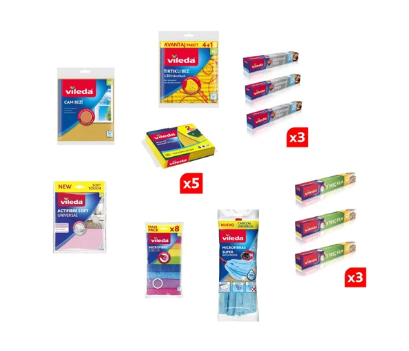 Vileda Süper Temizlik Paketi ürün görseli 1