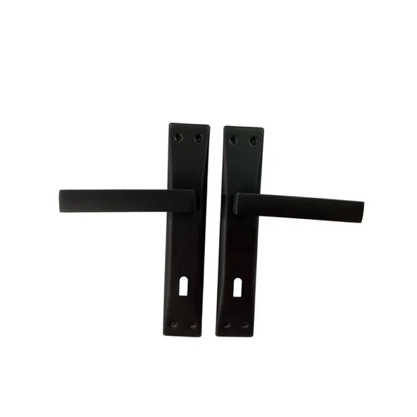 Adil Riva Mat Siyah Oda Kapı Kolu ürün görseli 1