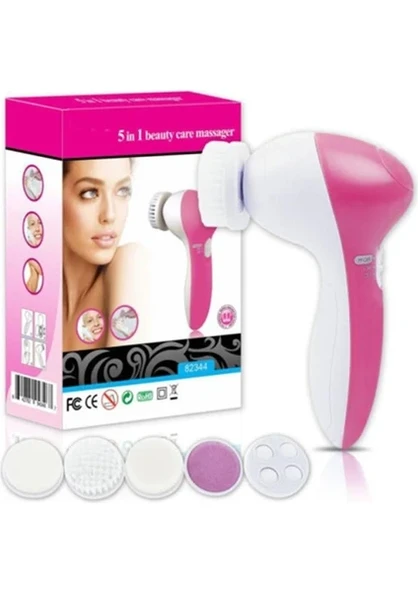 Ronanna 5 In 1 Pilli Yüz Temizleme,masaj ve Peeling Fırça Seti ürün görseli 1