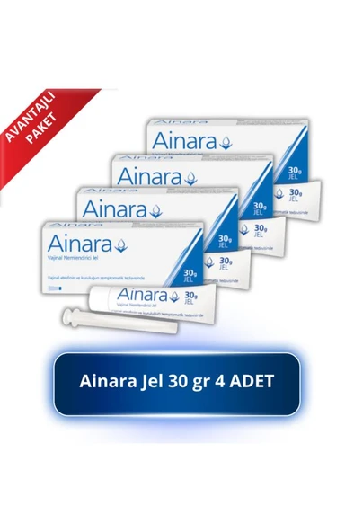 Ainara Vajinal Nemlendirici Jel 30 Gr 4'Lü PAKET (SKT:01/2027) ürün görseli 1