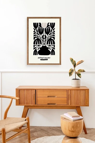 Çiçek Ahşap Çerçeveli Tablo 23 x 30 - Resim 3