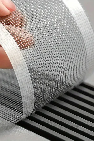 TechnoStation Portatif Tasarım Kesilebilir Gider Süzgeci ve Sineklik Tamir Kiti 12 cm * 4 metre - Resim 3