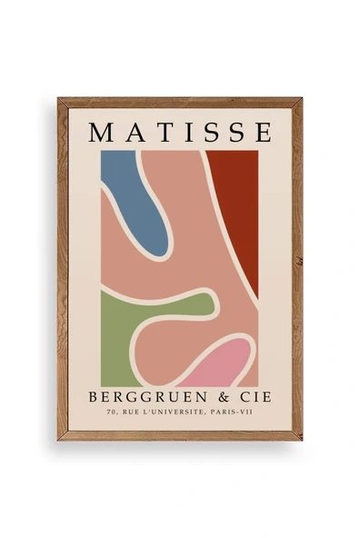 Modern Ahşap Çerçeveli Tablo 50 x 70 ürün görseli 1