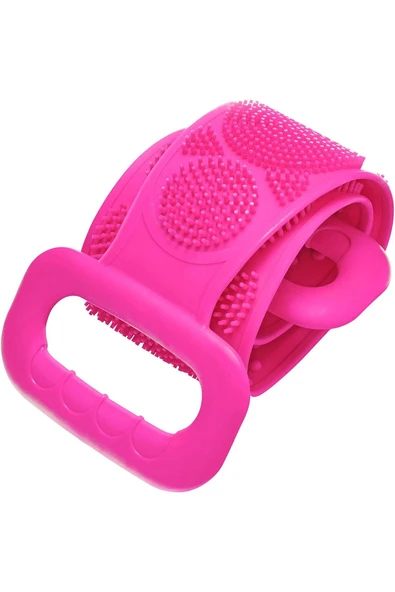 Welta Çift Taraflı Banyo Sırt Kesesi Silikon Duş Lifi Fırçası 2 Adet - Resim 3