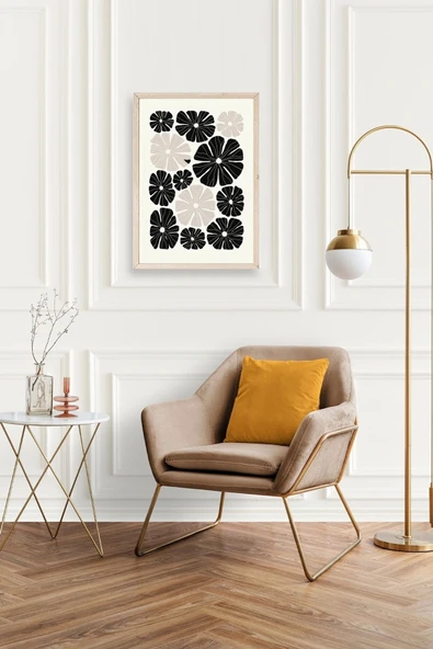 Çiçek Ahşap Çerçeveli Tablo 23 x 30 - Resim 3