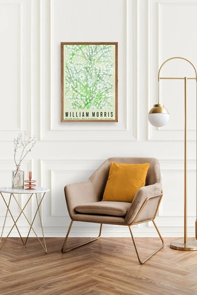 Çiçekler Ahşap Çerçeveli Tablo 30 x 42 - Resim 2