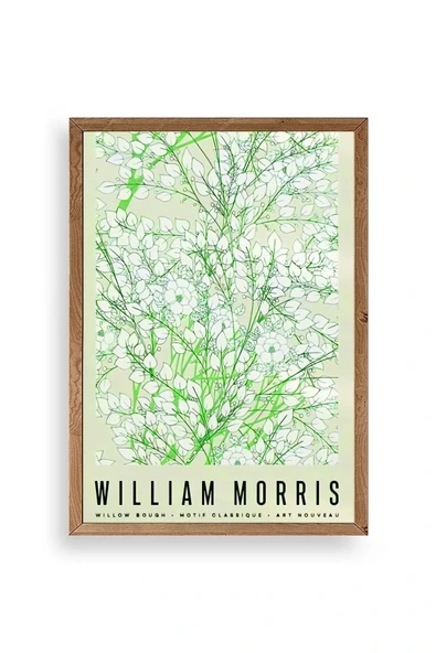 Çiçekler Ahşap Çerçeveli Tablo 30 x 42 ürün görseli 1