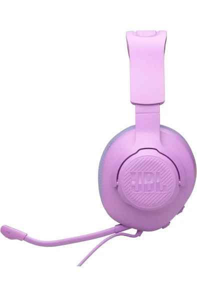 JBL Quantum 100M2 Mor Kablolu Kulak Üstü Oyuncu Kulaklığı Outlet - Resim 3