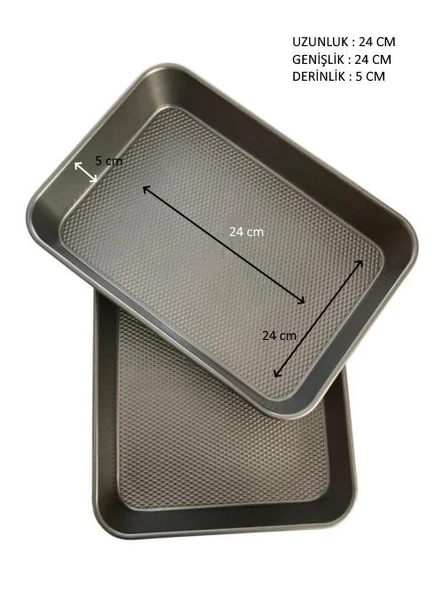 İVORY FIRIN TEPSİSİ 24*24 ürün görseli 1