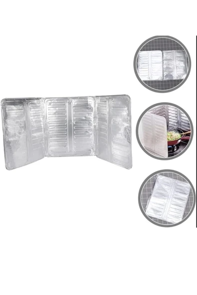 evinizin vitrini Ocak Tüp Yağ Koruyucu Alüminyum Levha 1 Adet - Resim 2